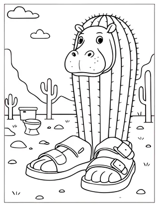 coloring pages italian brainrot 21