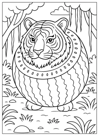coloring pages italian brainrot 24