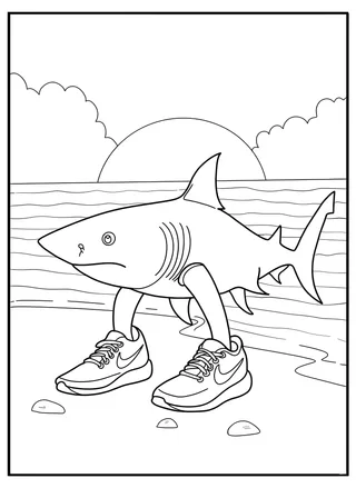 coloring pages italian brainrot 8